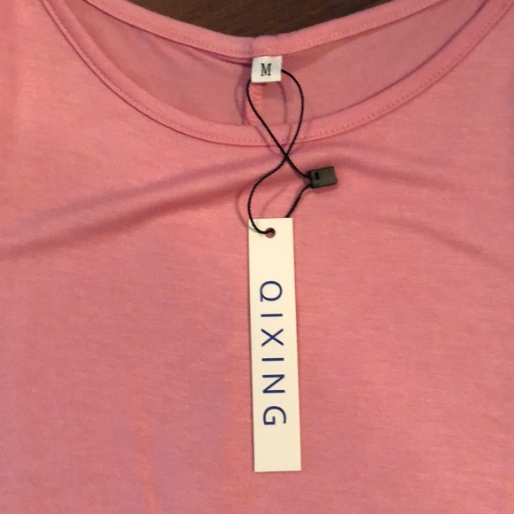 👗NWT pink cold shoulder dress - Picture 4 of 4